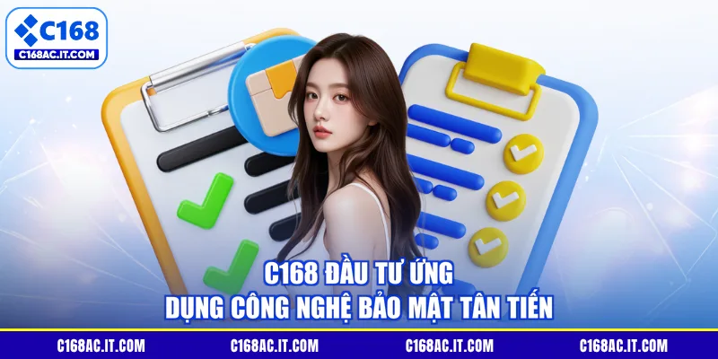 C168 đầu tư ứng dụng công nghệ bảo mật tân tiến